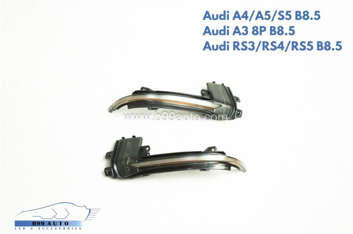 Audi A4/A5 B8.5 / S5 / A3 8P B8.5 / RS3/RS4/RS5 Dinamikus LED tükör index